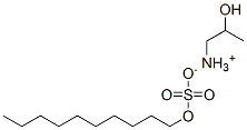 (2-hydroxypropyl)ammonium decyl sulphate Structural