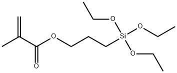 3-(Triethoxysilyl)propyl methacrylate Structural