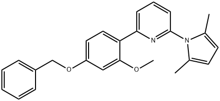 2-(4'BENZYLOXY-2'-METHOXY)PHENYL-5-(2'',5''-DIMETHYLPYRROLIDYL)PYRIDINE