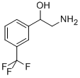 2-Amino-1-[3-(trifluoromethyl)phenyl]ethanol Structural