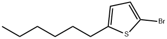 5-Bromo-2-hexylthiophene Structural