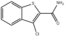 3-CHLOROBENZO[B]THIOPHENE-2-CARBOXAMIDE Structural