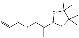 3-(Allyloxy)prop-1-en-2-ylboronic acid pinacol ester Structural Picture