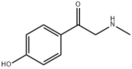 1-(4-hydroxyphenyl)-2-(methylamino)ethan-1-one Structural