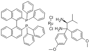 DICHLORO[(S)-2,2'-BIS(DIPHENYLPHOSPHINO)-1,1'-BINAPHTHYL][(S)-1,1-BIS(P-METHOXYPHENYL)-2-ISOPROPYLETHANE-1,2-DIAMINE]RUTHENIUM(II)