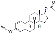 Ethynylestradiol 17-Acetate Structural
