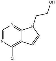 2-(4-CHLORO-7H-PYRROLO[2,3-D]PYRIMIDIN-7-YL)ETHANOL Structural