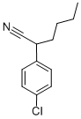 2-(4-CHLOROPHENYL)-HEXANENITRILE Structural