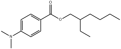 2-Ethylhexyl 4-dimethylaminobenzoate  Structural