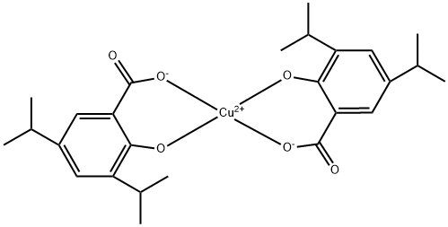 COPPER BIS-3,5-DIISOPROPYLSALICYLATE Structural