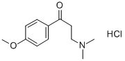 3-(4-METHOXYPHENYL)-N,N-DIMETHYL-3-OXO-1-PROPANAMINIUM CHLORIDE Structural