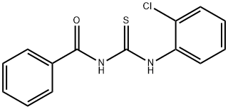 Urea, 1-benzoyl-3- (o-chlorophenyl)-2-thio- Structural