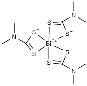 BISMUTH DIMETHYLDITHIOCARBAMATE Structural