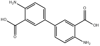 4,4'-DIAMINOBIPHENYL-3,3'-DICARBOXYLIC ACID Structural