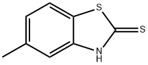 5-Methyl-2-mercaptobenzothiazole Structural