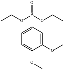 (3,4-DIMETHOXY-PHENYL)-PHOSPHONIC ACID DIETHYL ESTER Structural