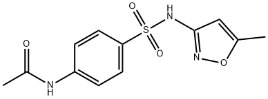 4-ACETYLAMINO-N-(5-METHYL-3-ISOXAZOLYL)BENZENESULFONAMIDE Structural