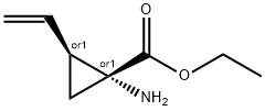 Cyclopropanecarboxylic acid, 1-amino-2-ethenyl-, ethyl ester, (1R,2S)-rel- (9CI) Structural