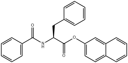 N-BENZOYL-DL-PHENYLALANINE 2-NAPHTHYL ESTER Structural