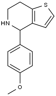 4-(4-METHOXYPHENYL)-4,5,6,7-TETRAHYDROTHIENO[3,2-C]PYRIDINE Structural