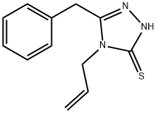 4-ALLYL-5-BENZYL-4H-1,2,4-TRIAZOLE-3-THIOL Structural