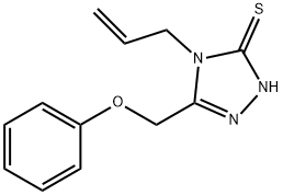 4-ALLYL-5-(PHENOXYMETHYL)-4H-1,2,4-TRIAZOLE-3-THIOL Structural