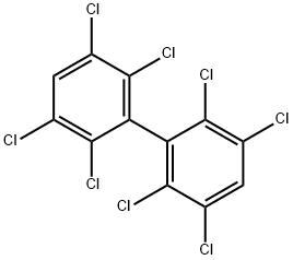 2,2',3,3',5,5',6,6'-OCTACHLOROBIPHENYL Structural