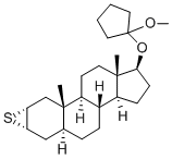 Mepitiostane Structural