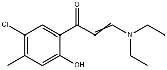 (E)-1-(5-CHLORO-2-HYDROXY-4-METHYLPHENYL)-3-(DIETHYLAMINO)PROP-2-EN-1-ONE Structural