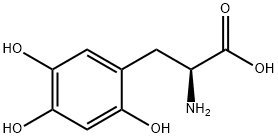 2,4,5-TRIHYDROXY-DL-PHENYLALANINE Structural