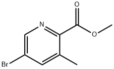 5-Bromo-3-methylpyridine-2-carboxylic acid methyl ester Structural Picture