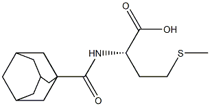 2-[(1-ADAMANTYLCARBONYL)AMINO]-4-(METHYLTHIO)BUTANOIC ACID Structural