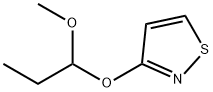 Isothiazole, 3-(1-methoxypropoxy)- (9CI) Structural