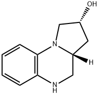 Pyrrolo[1,2-a]quinoxalin-2-ol, 1,2,3,3a,4,5-hexahydro-, (2R,3aR)- (9CI) Structural