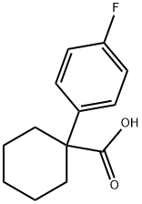 1-(4-FLUOROPHENYL)CYCLOHEXANECARBOXYLIC ACID, 98 Structural