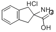 2-AMINOINDAN-2-CARBOXYLIC ACID HYDROCHLORIDE Structural