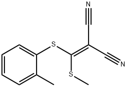 2-[(2-methylphenylthio)(methylthio)methylene]-malononitrile