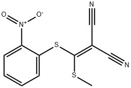 2-[(Methylthio)(2-nitrophenylthio)methylene]-malononitrile