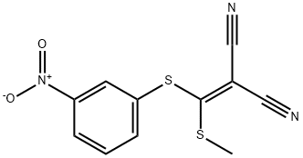 2-[(Methylthio)(3-nitrophenylthio)methylene]-malononitrile