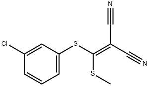 2-[(3-Chlorophenylthio)(methylthio)methylene]-malononitrile