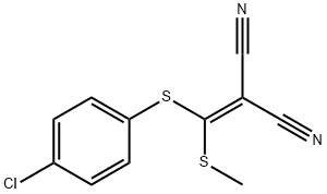 2-[(4-Chlorophenylthio)(methylthio)methylene]-malononitrile