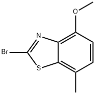 2-BROMO-4-METHOXY-7-METHYLBENZOTHIAZOLE Structural