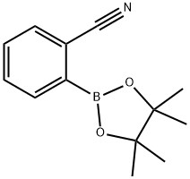 2-CYANOPHENYLBORONIC ACID, PINACOL ESTER Structural