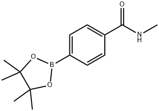 4-N-METHYLCARBOXAMIDOPHENYLBORONIC ACID, PINACOL ESTER Structural