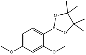 2,4-DIMETHOXYPHENYLBORONIC ACID, PINACOL ESTER Structural