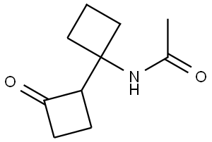 Acetamide,  N-(2-oxo[1,1-bicyclobutyl]-1-yl)- Structural