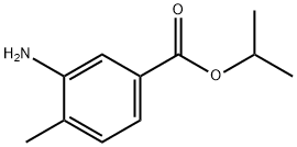 ISOPROPYL 3-AMINO-4-METHYL BENZOATE Structural