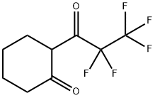 2-(PENTAFLUOROPROPANOYL)CYCLOHEXANONE Structural