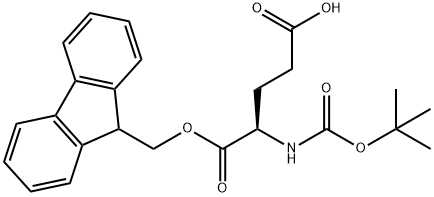 BOC-D-GLU-OFM Structural