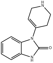 1,3-DIHYDRO-1-(1,2,3,6-TETRAHYDRO-4-PYRIDINYL)-2H-BENZIMIDAZOLE-2-ONE Structural